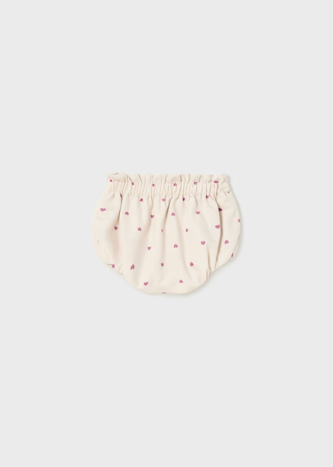 Short de terciopelo estampado Corazones 2236 Mayoral