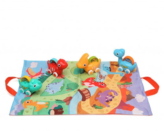 Cobertor de atividades de dinossauros Kiokids