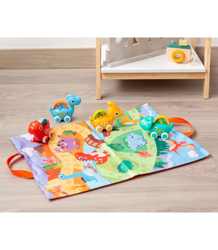 Cobertor de atividades de dinossauros Kiokids