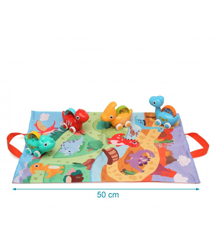 Cobertor de atividades de dinossauros Kiokids