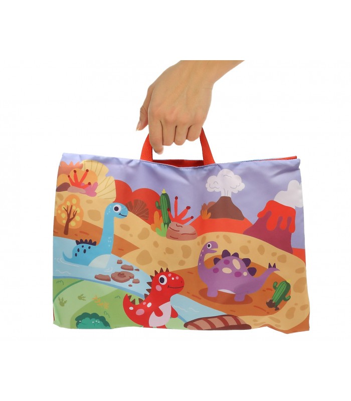 Cobertor de atividades de dinossauros Kiokids