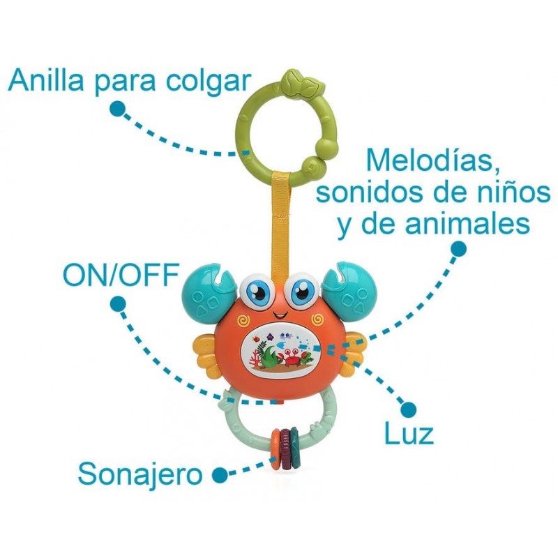 Juguete Musical Cangrejo de Kiokids
