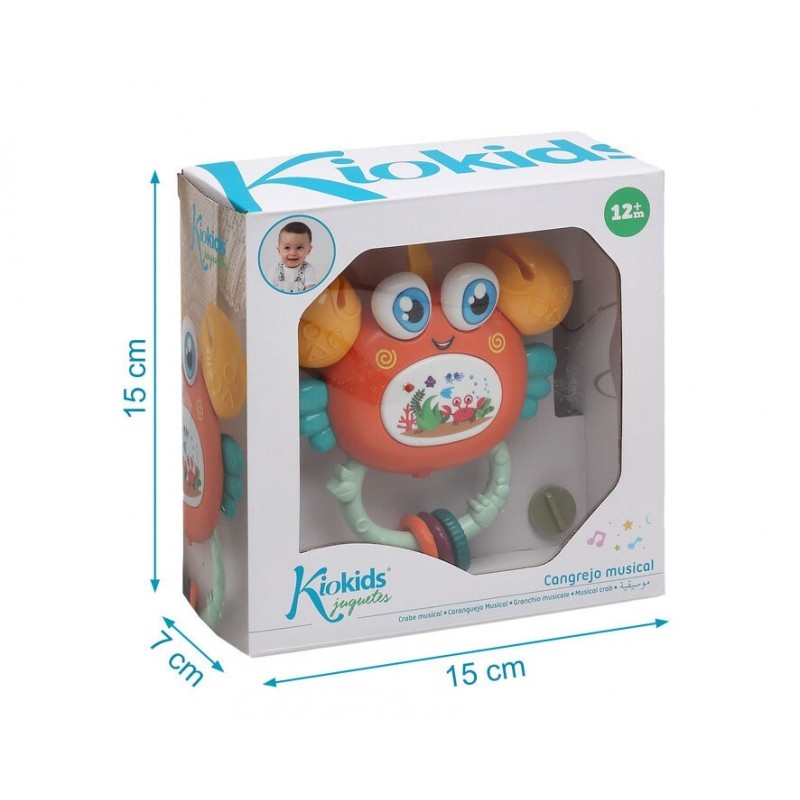 Juguete Musical Cangrejo de Kiokids
