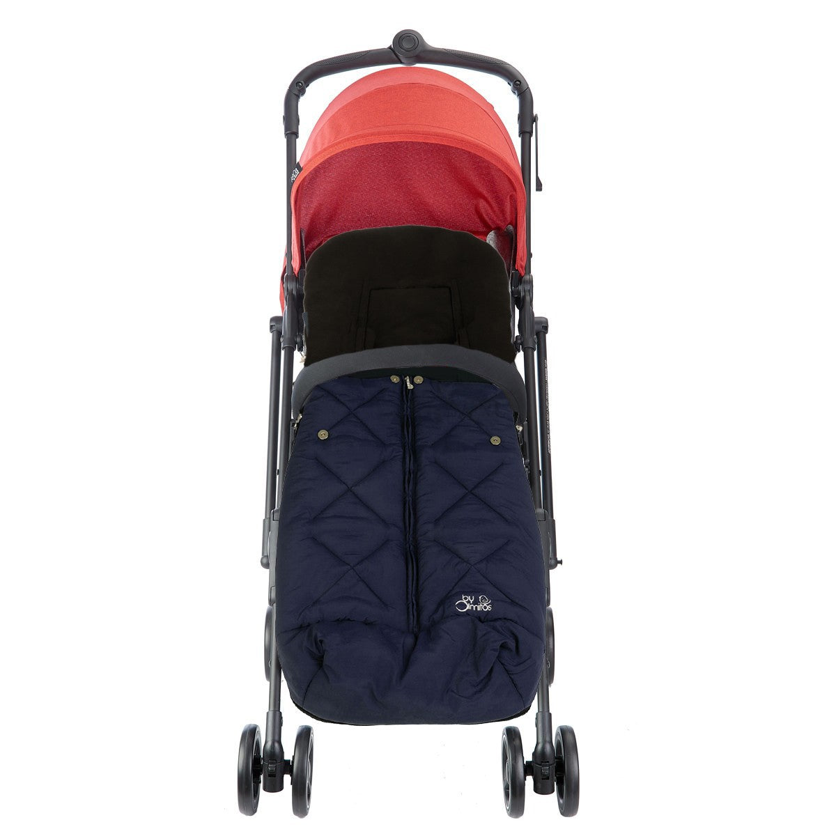 Olmitos – Saco Universal para silla de paseo Polar Extra Suave Azul Oscuro – Térmico y acolchado para cochecito