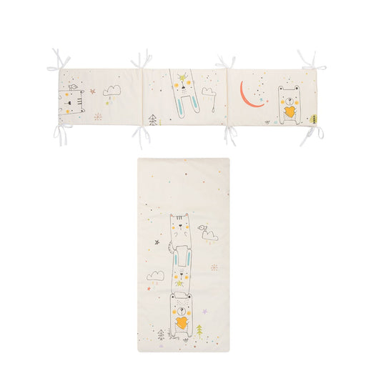 Edredón + Protector Cuna Funny de Bimbidreams