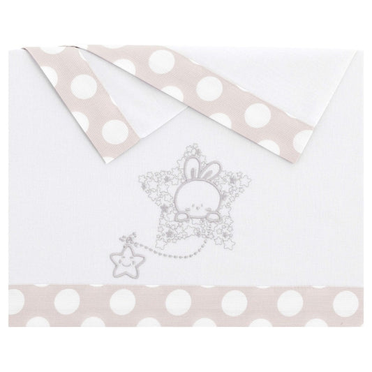 Juego Sábanas Franela Cuna Starlight de Pekebaby