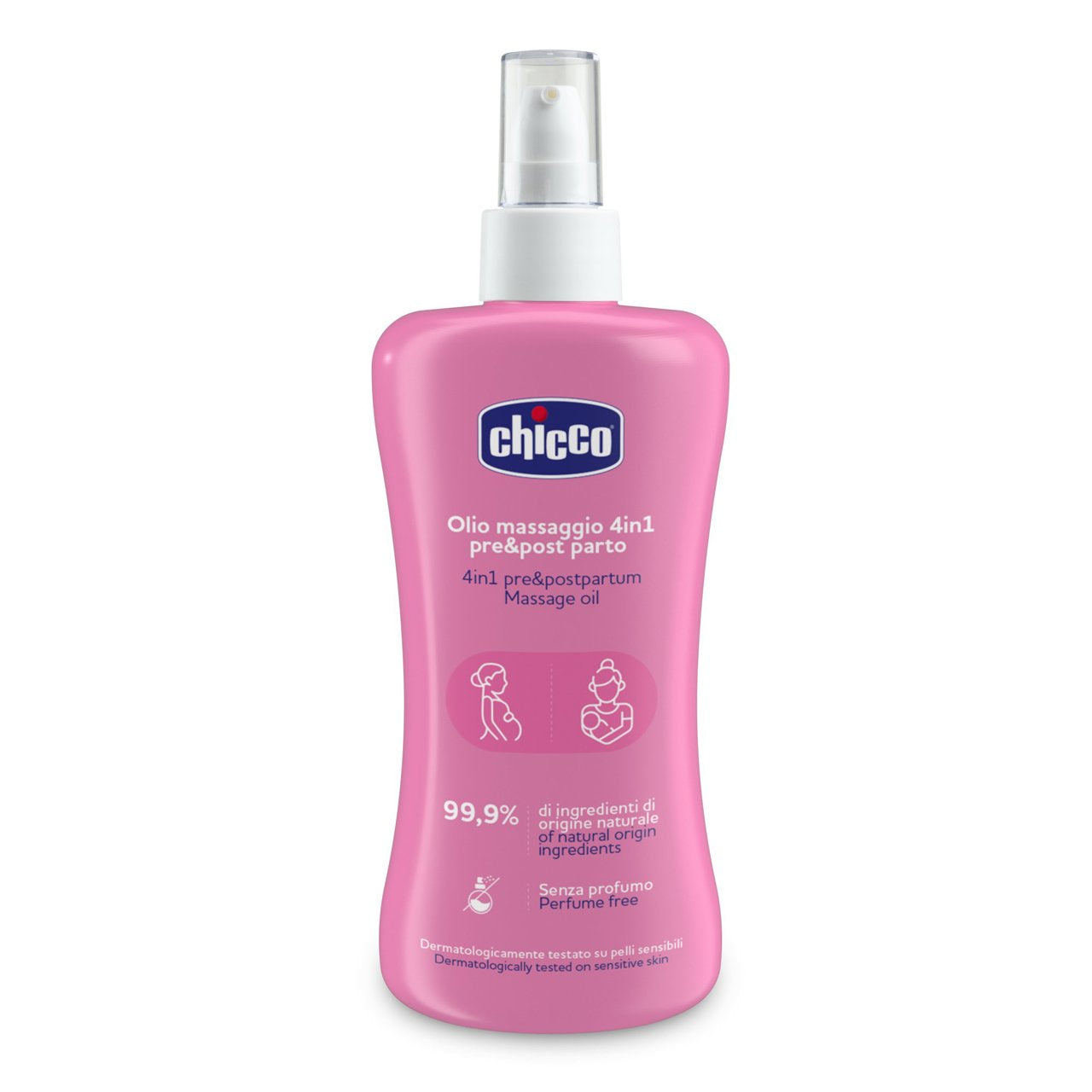 Aceite de masaje pre y postparto 4 en 1 DE CHICCO