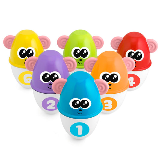 Bolos apilables Monkey Strike de Chicco