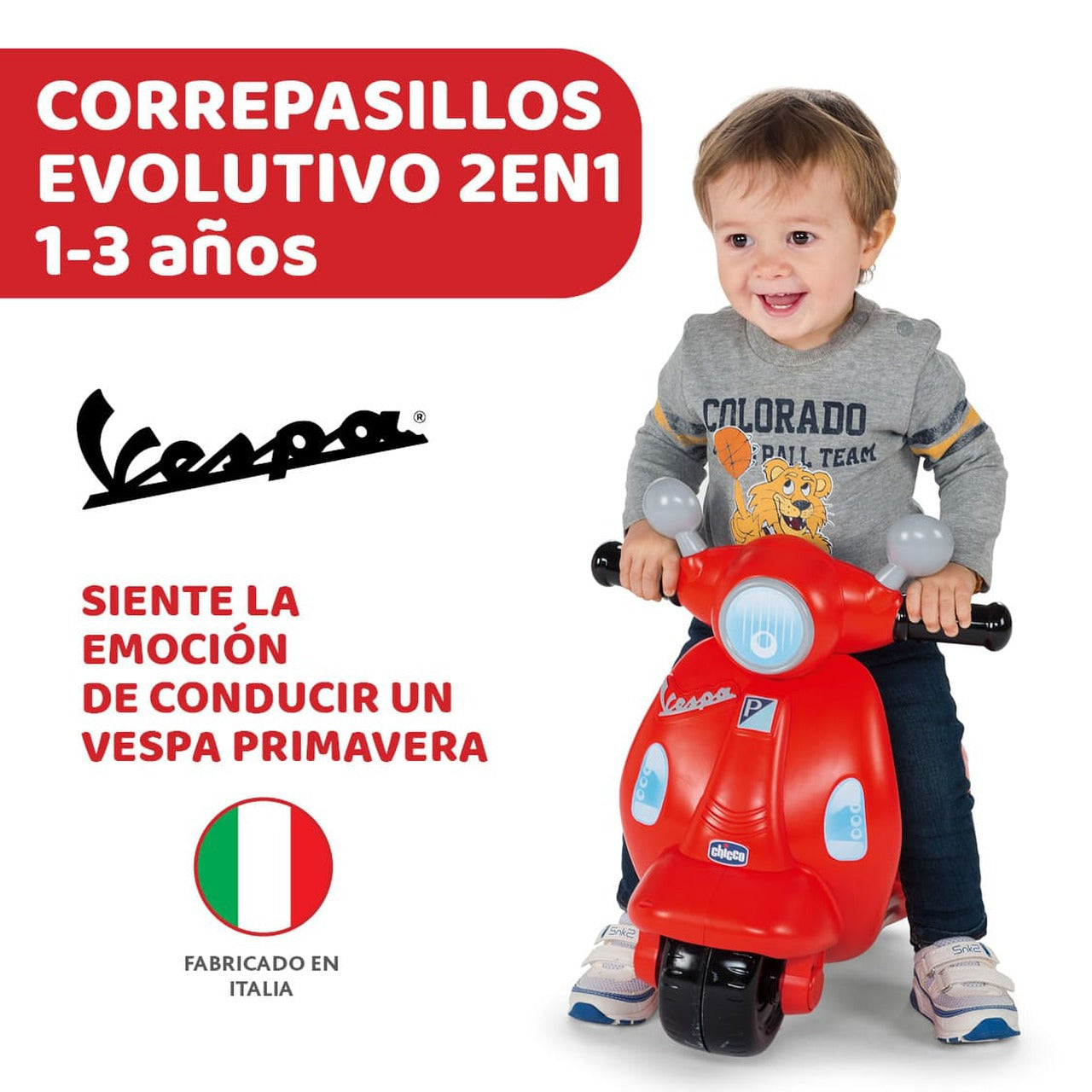 Correpasillos Mi Primera Vespa Primavera de CHICCO