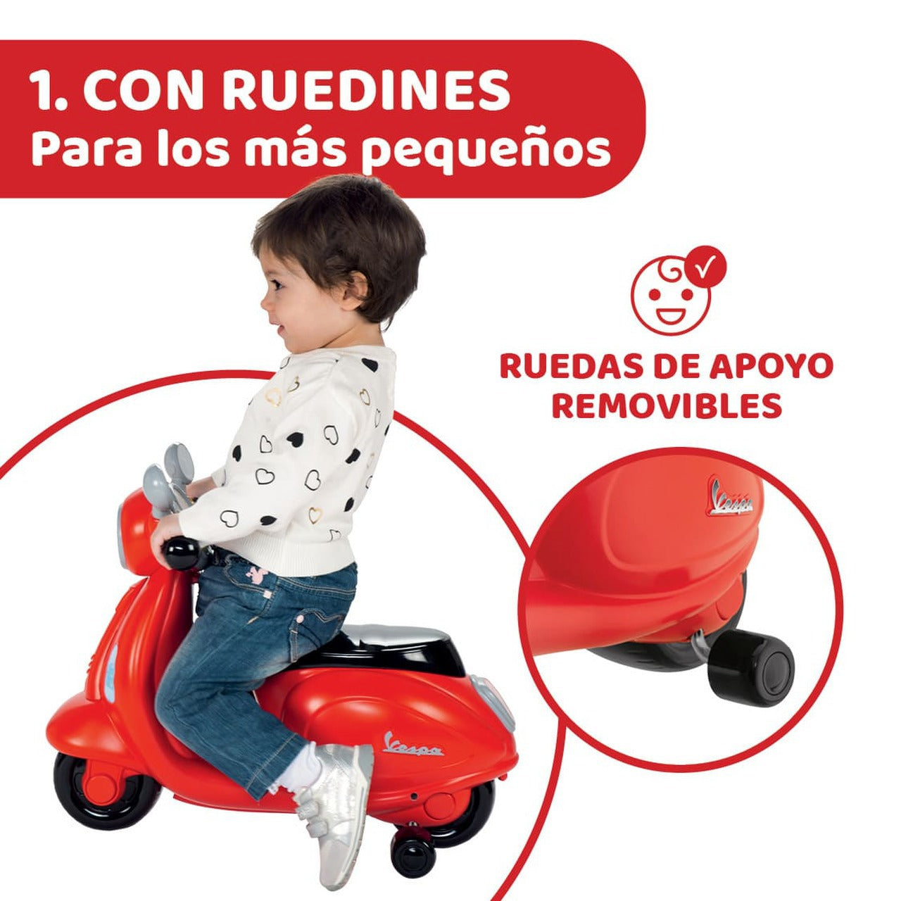 Correpasillos Mi Primera Vespa Primavera de CHICCO
