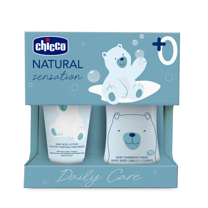 Set de baño y crema hidratante Natural Sensation Chicco