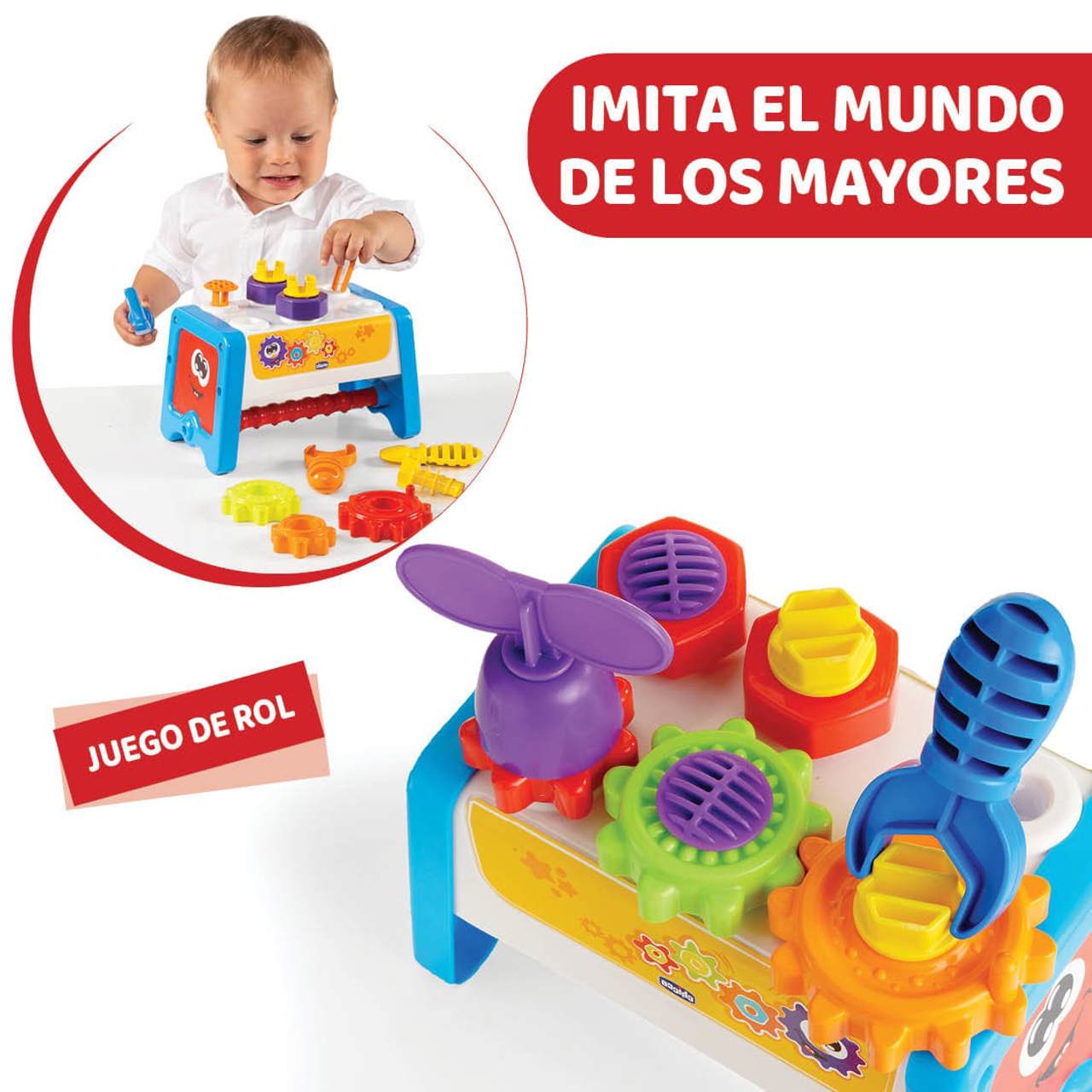 2 en 1 Escuela de Herramientas de Chicco