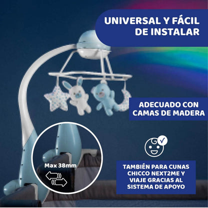 Carrusel Musical con Proyector Arcoíris de Chicco