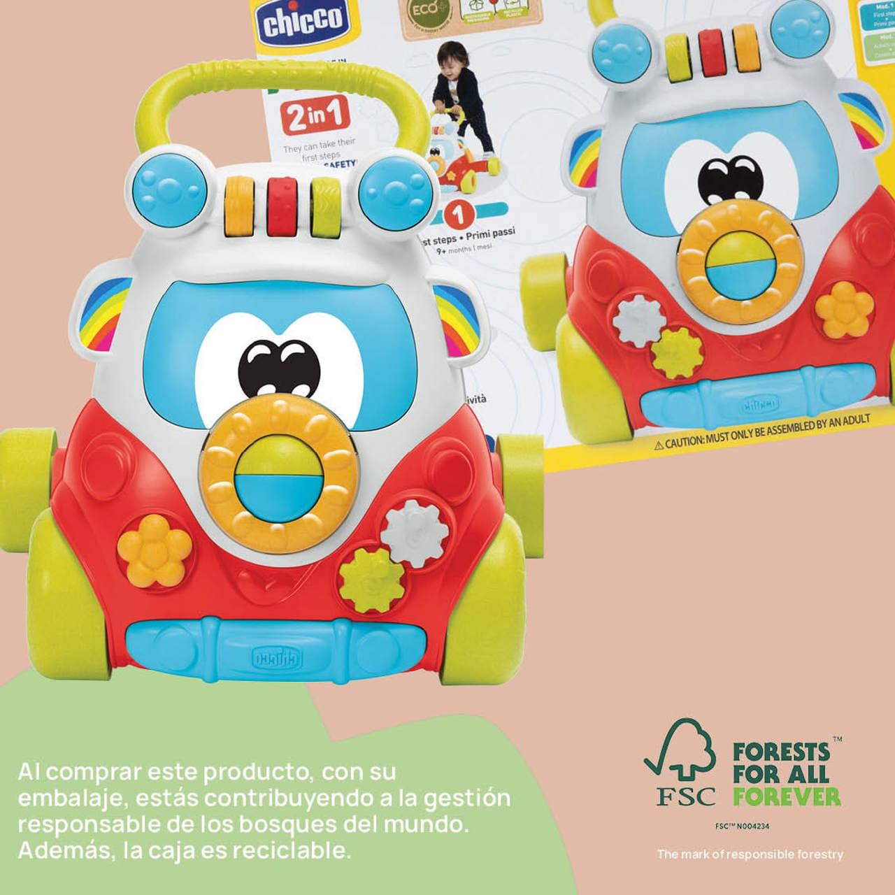 Andador Happy Hippie Walker Eco+ de Chicco