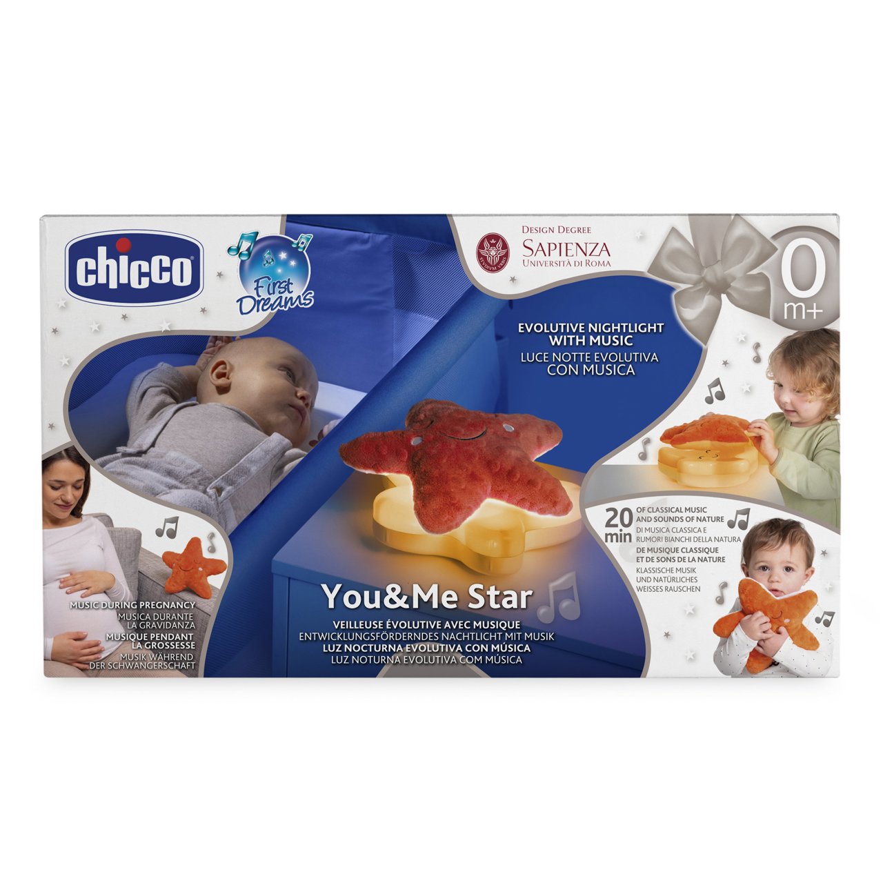 Lámpara Evolutiva Musical Estrella You&Me Chicco