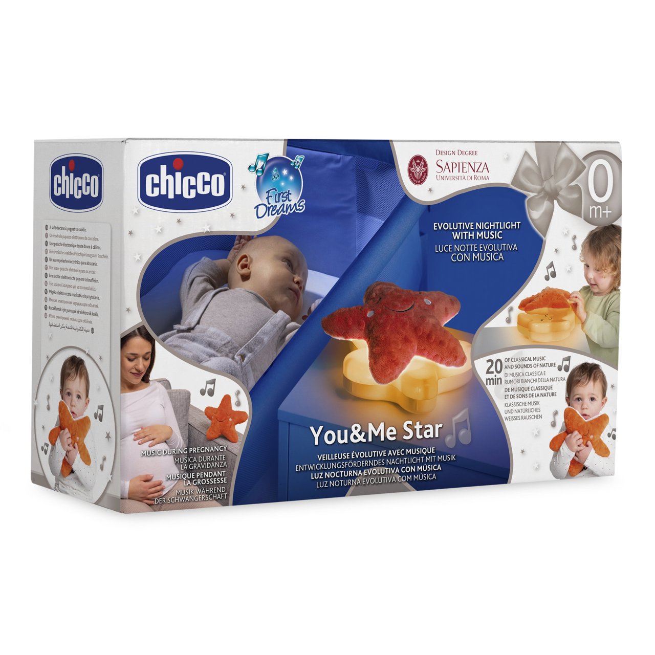 Lámpara Evolutiva Musical Estrella You&Me Chicco