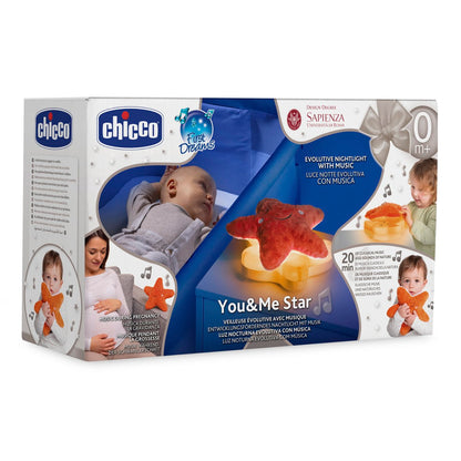 Lámpara Evolutiva Musical Estrella You&Me Chicco