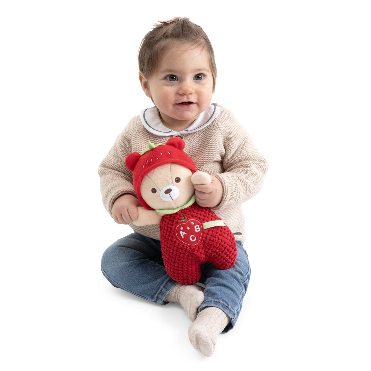 Osito de peluche fresa trilingüe de Chicco