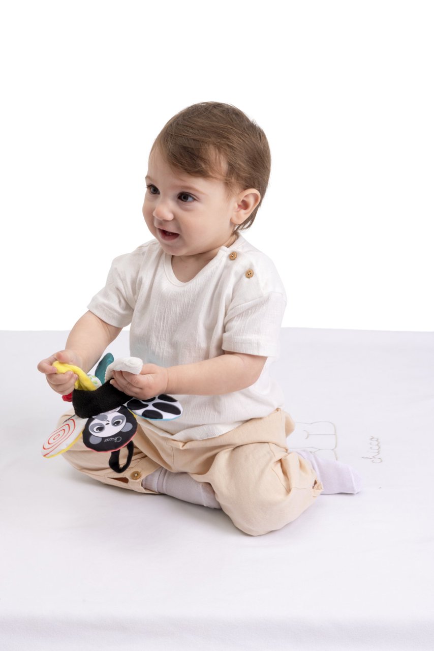 Flor Blanco y Negro Chicco