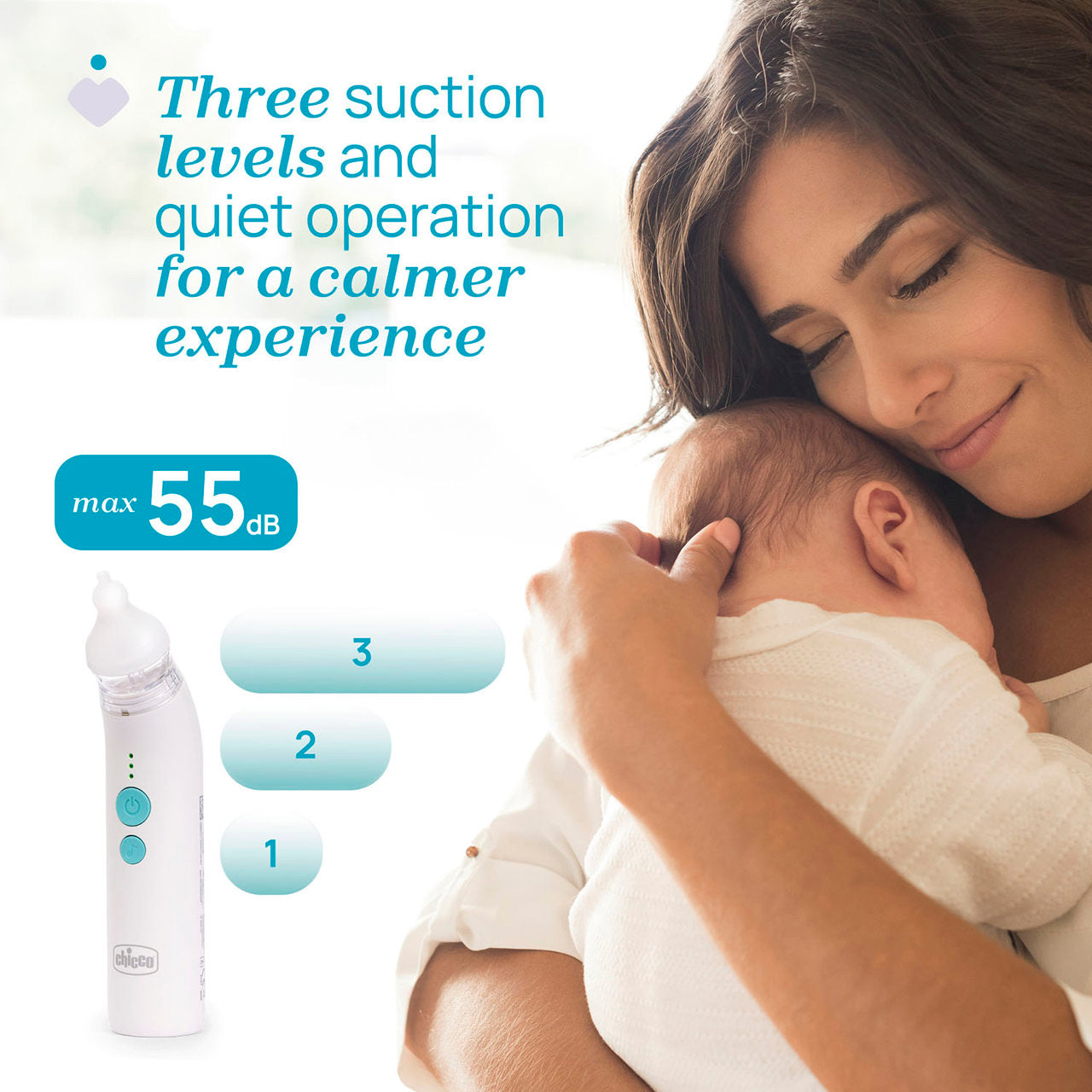 Aspirador nasal eléctrico Physioclean