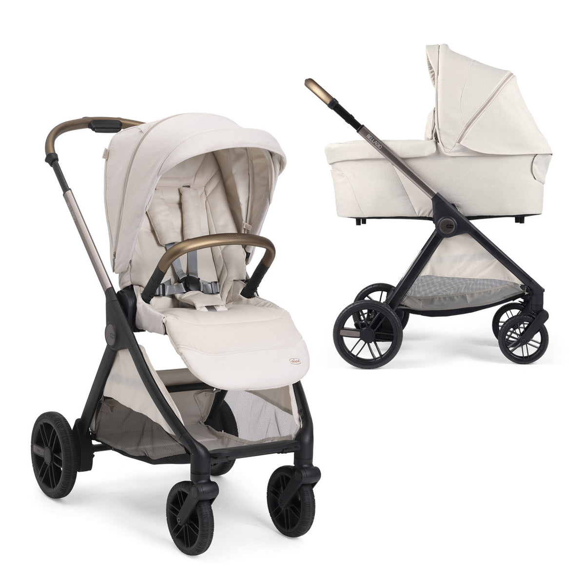 Duo cochecito  Bellagio 2.0 con capazo Flexi de Chicco