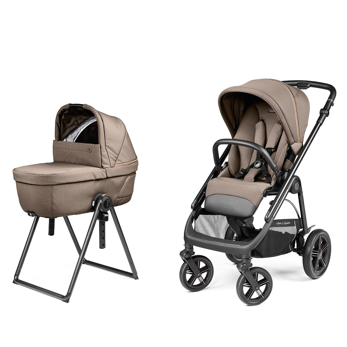 Carrinho de bebê Peg Perego Veloce Belvedere Duo com suporte para berço