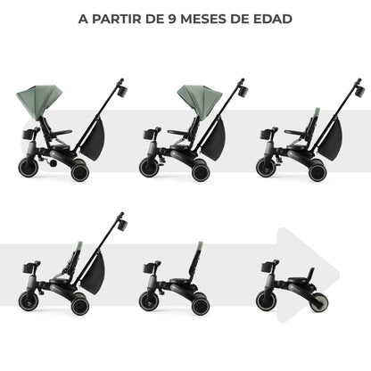 Triciclo Evolutivo 5 en 1 Jazz2 de Kinderkraft