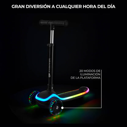 Patinete RAKET de tres ruedas LED de Kinderkraft