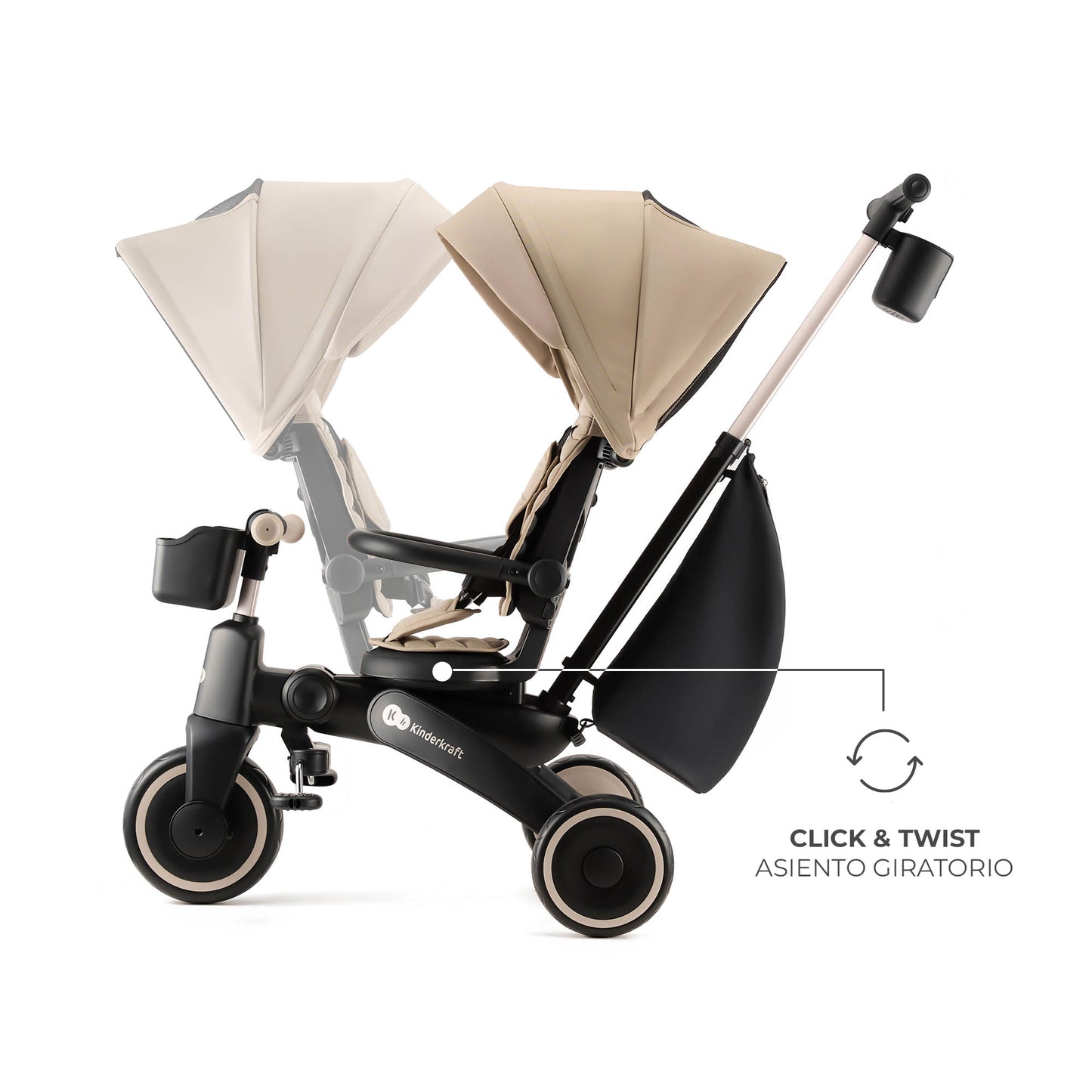 Triciclo Evolutivo 5 en 1 Jazz2 de Kinderkraft