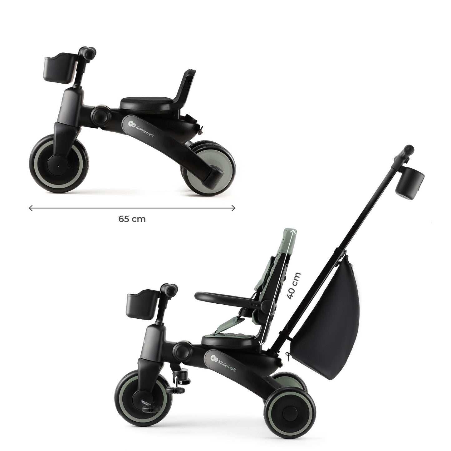 Triciclo Evolutivo 5 en 1 Jazz2 de Kinderkraft