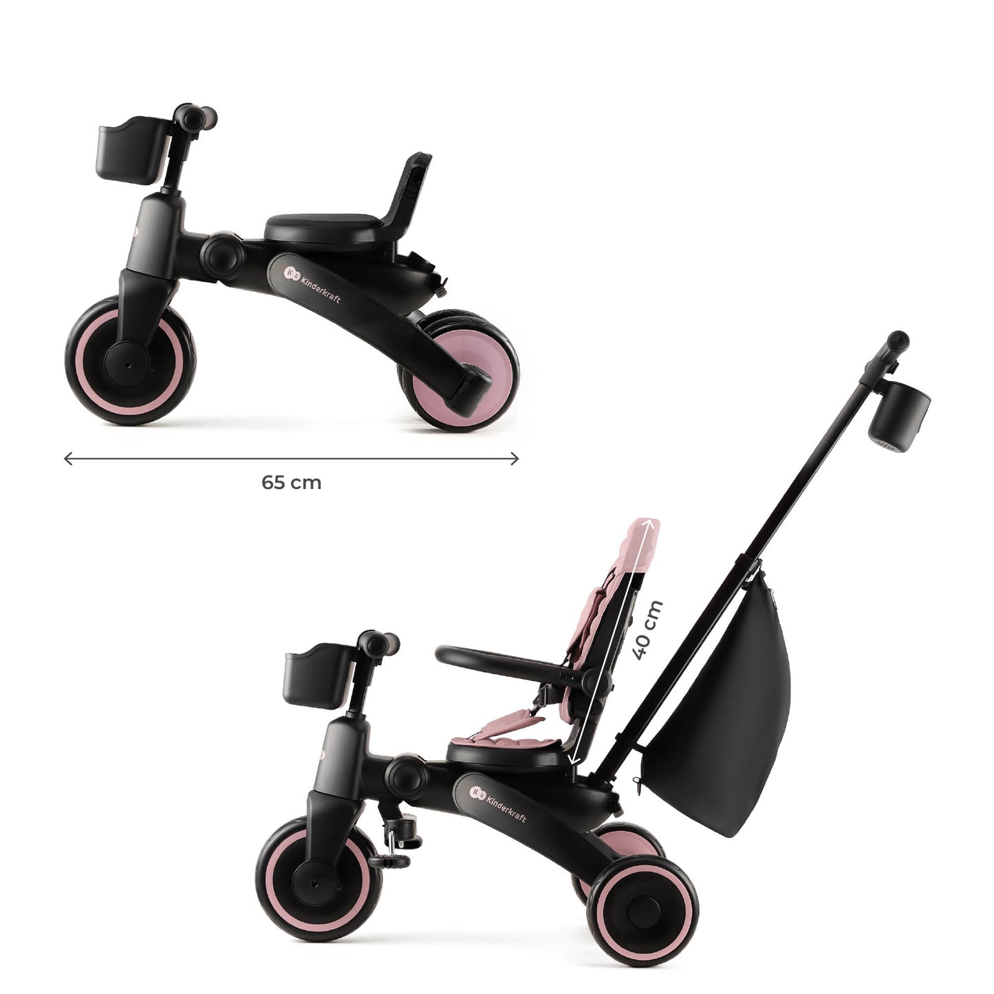 Triciclo Evolutivo 5 en 1 Jazz2 de Kinderkraft