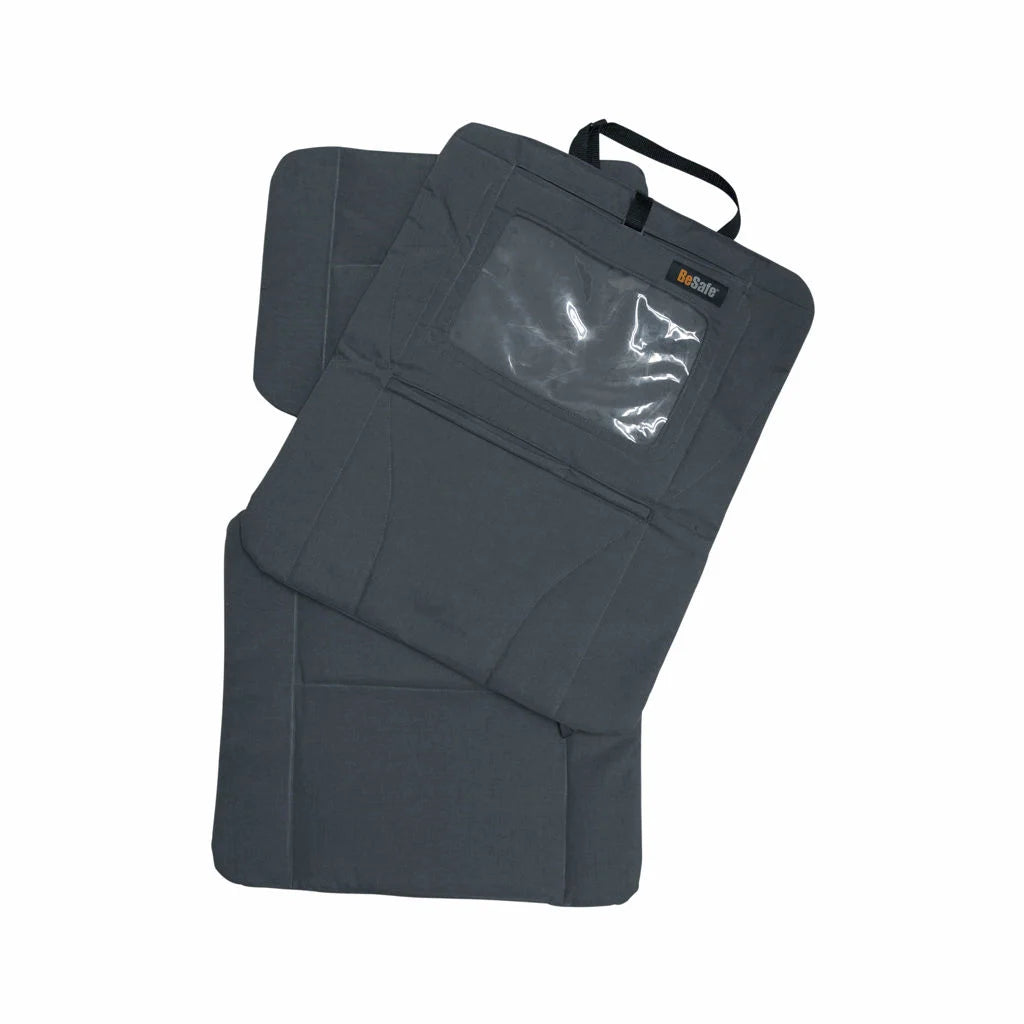 Protector de asiento delantero con bolsillo para tablet BeSafe