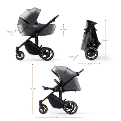 Carrito de bebé 3 piezas PRIME 2 (Chollomania)