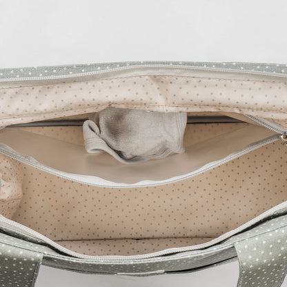 BOLSA CANASTILLA TOPITO POPPY MUSGO DE WALKING MUM