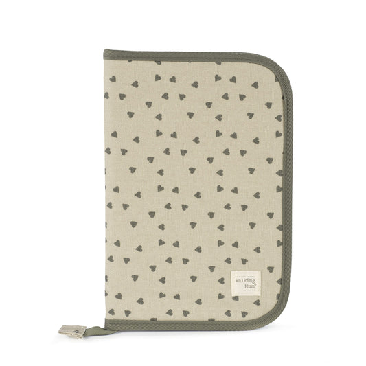 PORTADOCUMENTOS CORAZONES POPPY MUSGO DE WALKING MUM