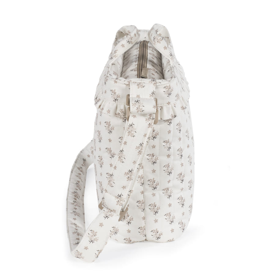 BOLSA CANASTILLA BOTTON FLORES DE WALKING MUM