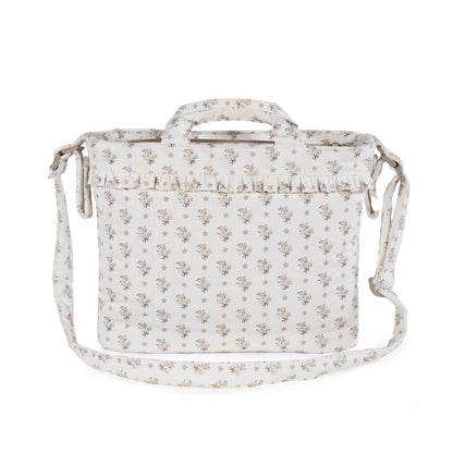 BOLSA CANASTILLA BOTTON FLORES DE WALKING MUM