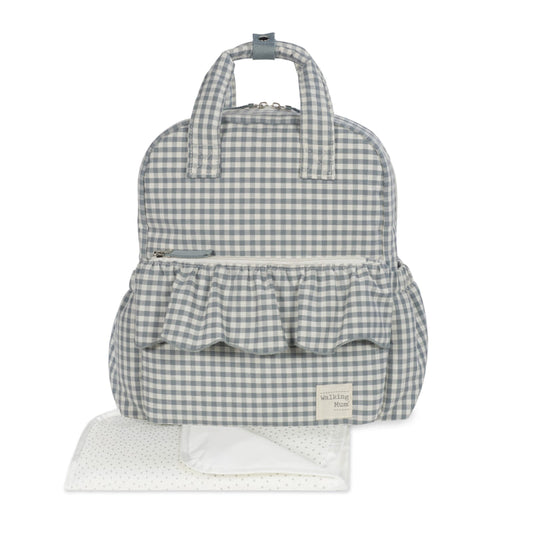MOCHILA PRALINÉ VICHY MATCHA WALKING MUM