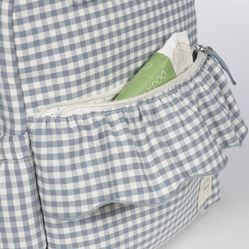 MOCHILA PRALINÉ VICHY MATCHA WALKING MUM