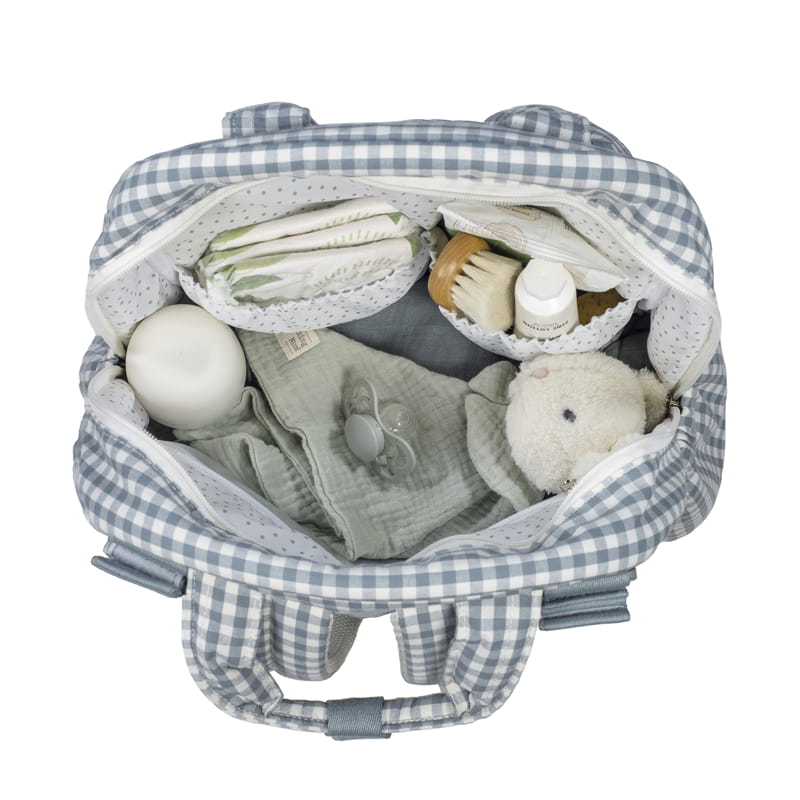 MOCHILA PRALINÉ VICHY MATCHA WALKING MUM