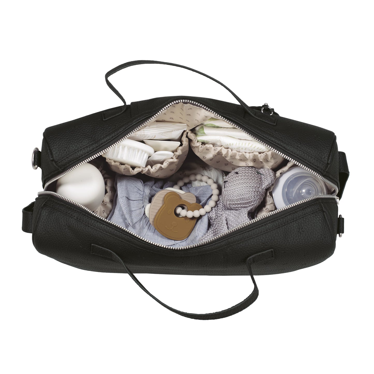 BOLSA CANASTILLA LONDON BLACK PASITO A PASITO