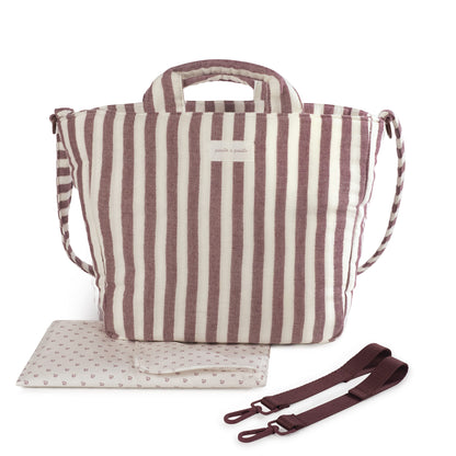 BOLSA CANASTILLA CHERRY RAYAS  WALKING MUM