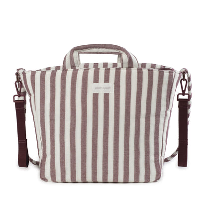 BOLSA CANASTILLA CHERRY RAYAS  WALKING MUM