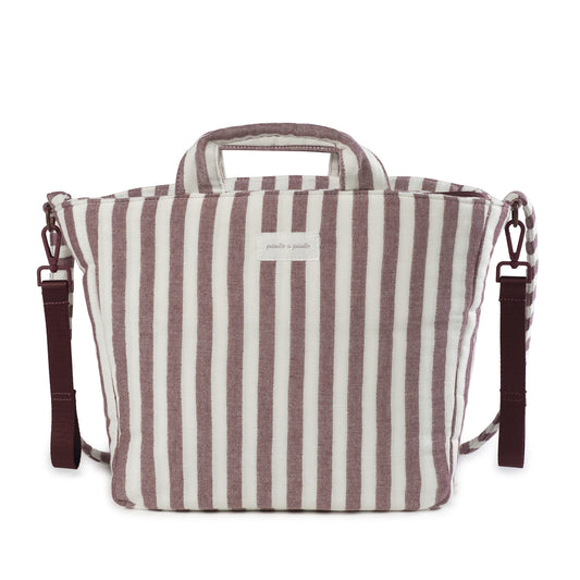 BOLSA CANASTILLA CHERRY RAYAS  WALKING MUM