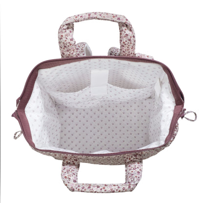 MOCHILA CHERRY FLORES DE PASITO A PASITO