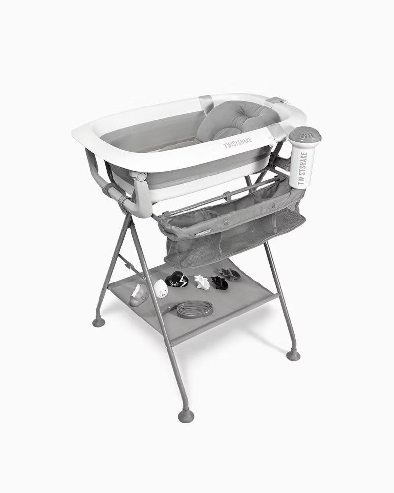 Kit de baño Bañera plegable con soporte y juguetes de Twistshake