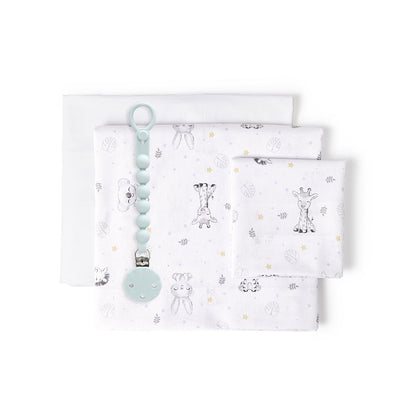 Tríptico cuna 100% algodón Koala + Chupetero de Interbaby