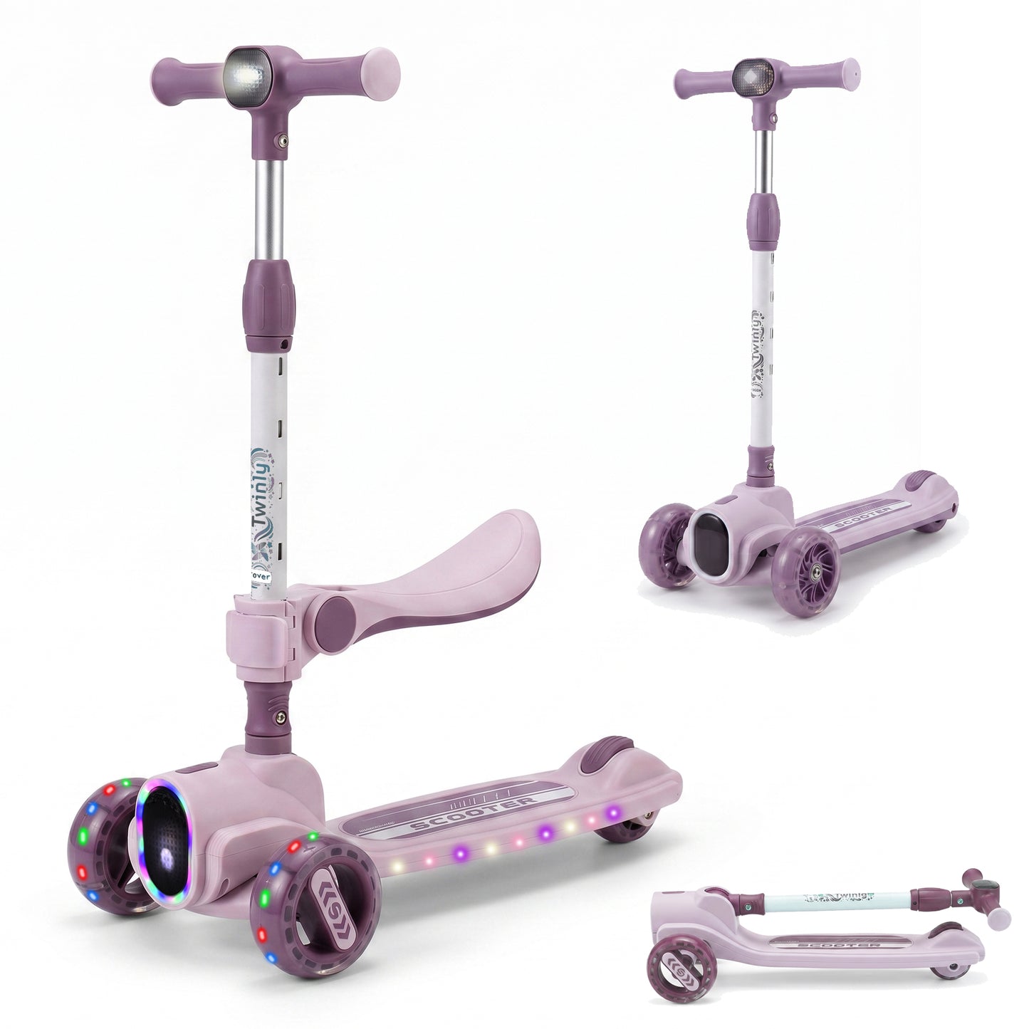 Patinete Infantil de 3 Ruedas con Asiento Rover de Twinly