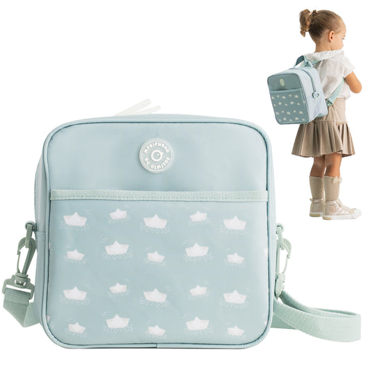 Olmitos - Mochila Infantil Isotérmica MERIENBAG – Bolsa Térmica Aislante para Comida y termo de Bebé