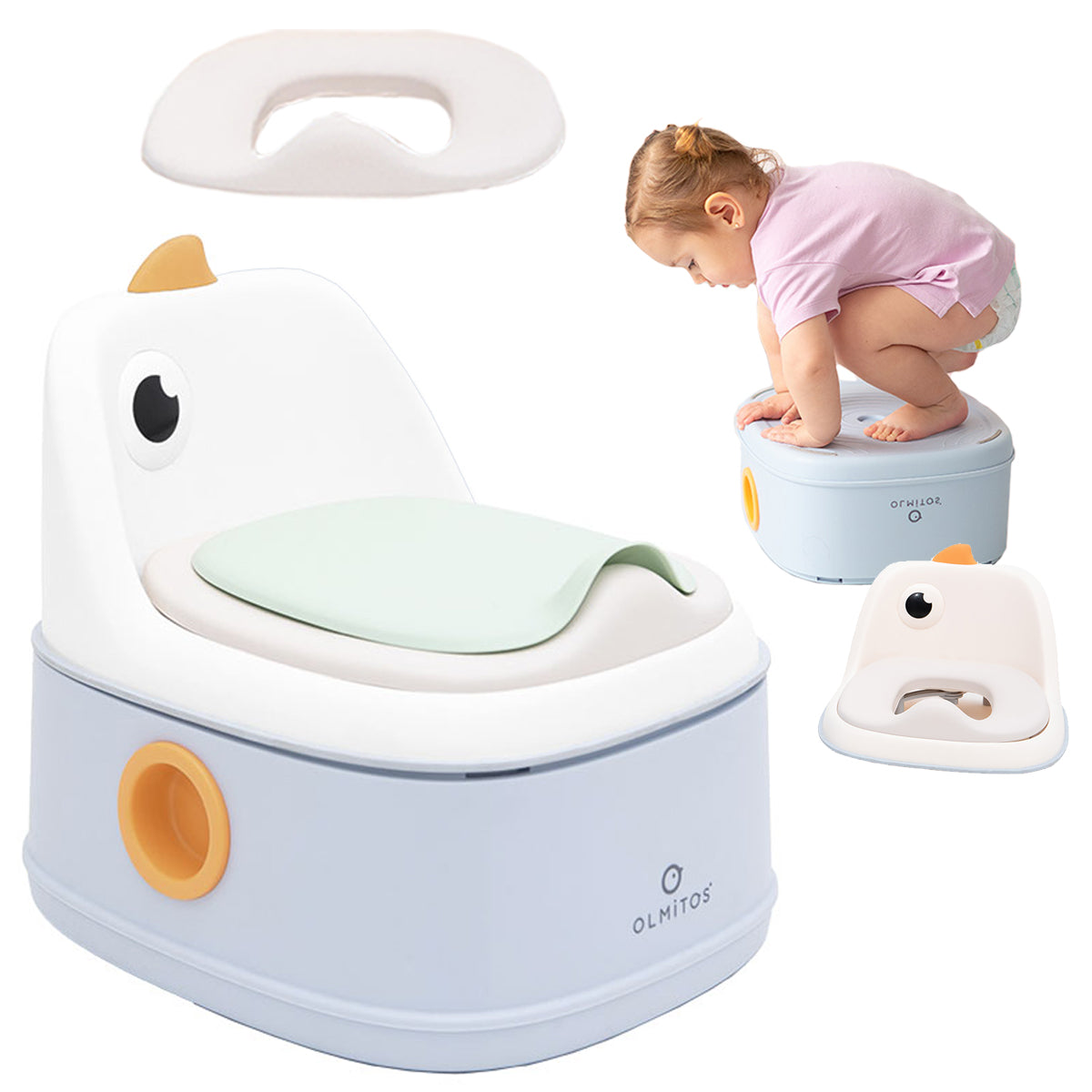 Olmitos - Orinal 3 en 1 infantil DINO de aprendizaje